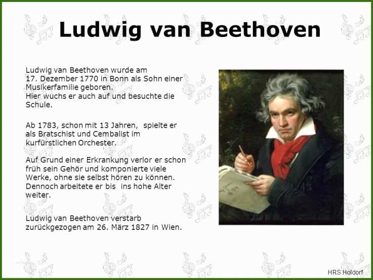 001 Beethoven Lebenslauf Arbeitsblatt Von Ludwig Van Beethoven Ppt