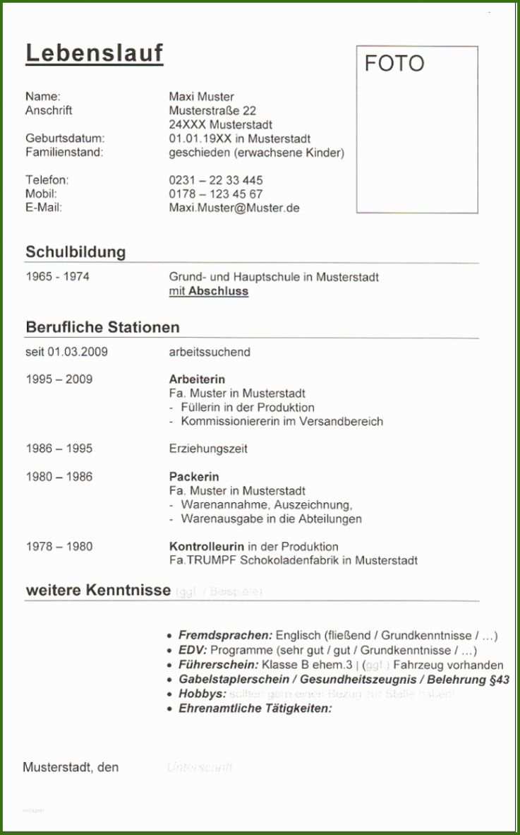 001 Lebenslauf Arbeitsamt 20 Lebenslauf Für Arbeitsamt - Vorlage Ideen