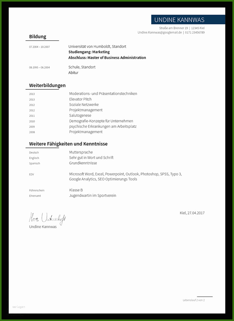 Stepstone Lebenslauf Generator