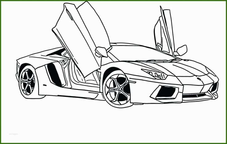 Lamborghini Aventador Drawing Outline