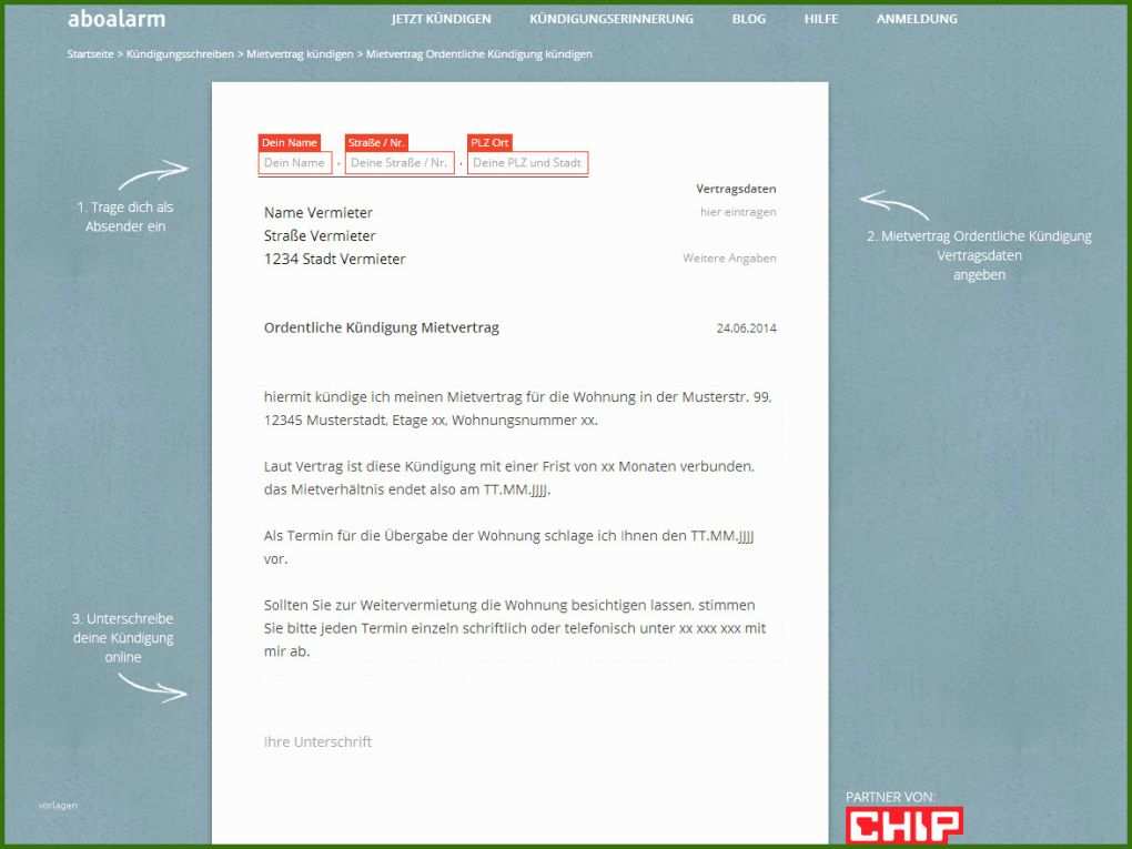 002 Kündigung Mietvertrag Vorlage Zum Ausdrucken Kündigung Mietvertrag Vorlage Download – Kostenlos – Chip