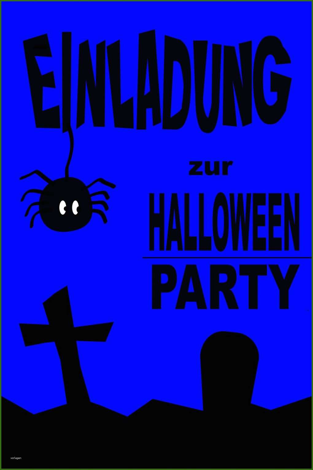 004 Kindergeburtstag Party Einladung Vorlage Halloween Einladungskarten