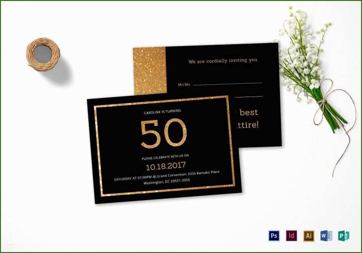Einladungstexte Zum 50 Geburtstag Vorlagen