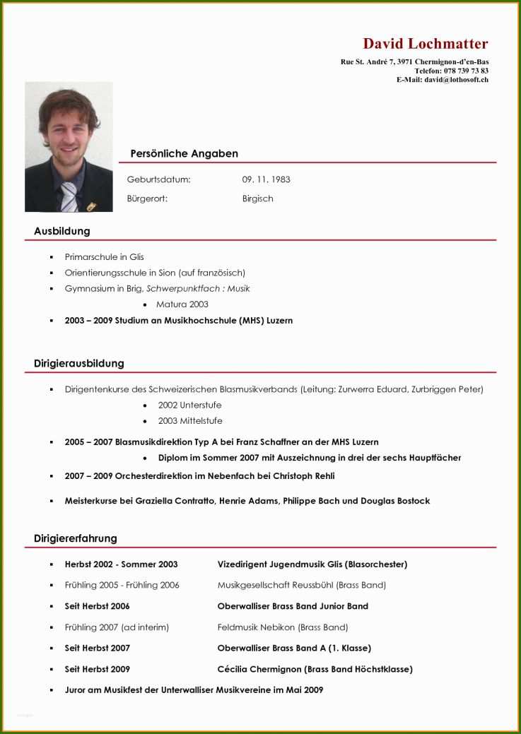 006 Europass Lebenslauf Editor Curriculum Vitae Deutsch Beispiel