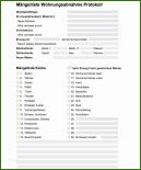 007 Nebenkostenabrechnung Für Mieter Erstellen Vorlage Mängelliste Vorlage Wohnung Kostenlos Word Excel Gratis