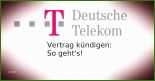 009 Deutsche Telekom Kündigung Vorlage Wie Kann Man Den Vertrag Bei Der Telekom Kündigen