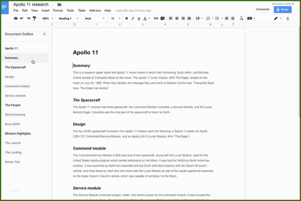 009 Google Docs Lebenslauf Template Google S New Docs Outline tool Will Make It Easier to