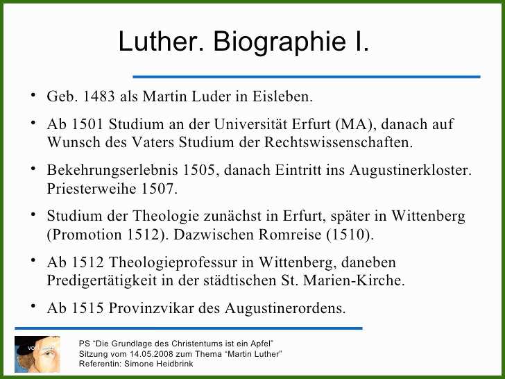 Martin Luther Leben Werk Und Kirchengeschichtliche Relevanz