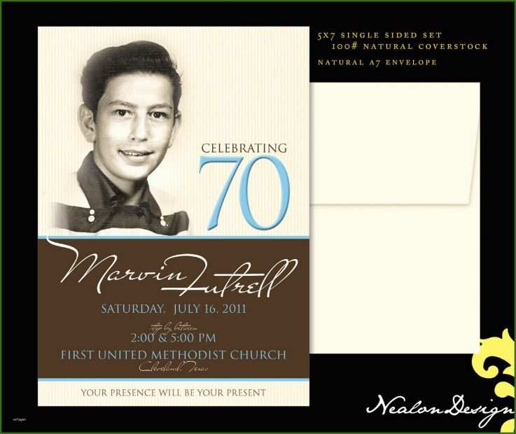 Einladungskarten 70 Geburtstag