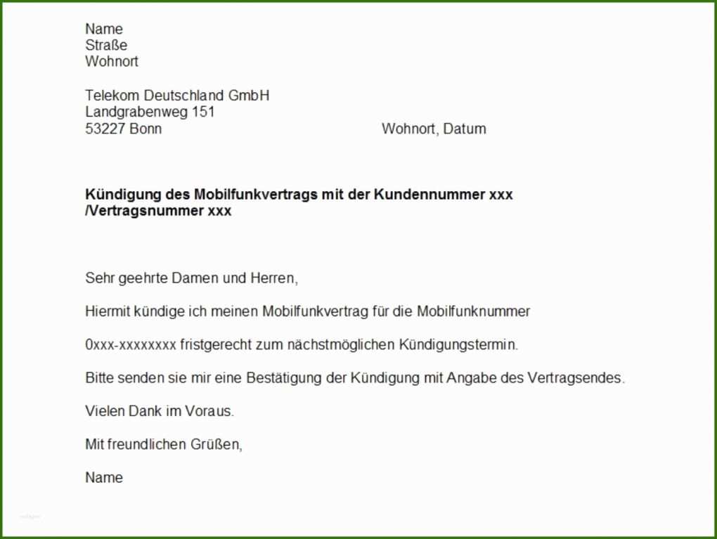 013 Hausarztprogramm Kündigen Vorlage 20 Kündigung Telekom Muster
