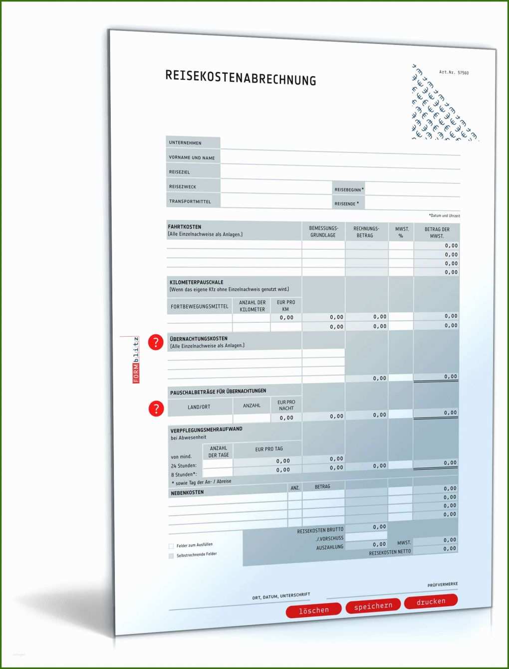 014 Reisekostenabrechnung Vorlage Word Download Archiv • Vorlagen Dokumente &amp; Vorlagen
