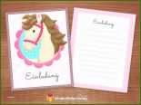 016 Einladungskarten Kindergeburtstag Vorlagen Einladungskarten Pferde Zum Kindergeburtstag Kostenlose