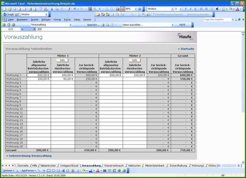 021 Nebenkostenabrechnung Vorlage Excel Kostenlos Betriebskostenabrechnung Vorlage Excel Kostenlos