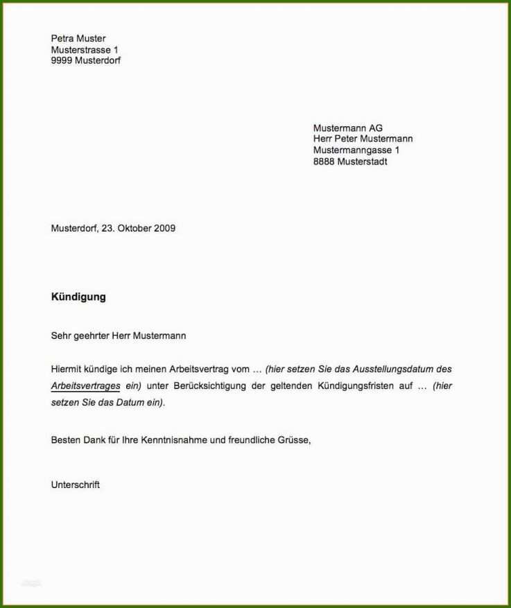 021 Well You Kündigung Vorlage 18 Kündigungsschreiben Vordruck Vorlage Ideen Für 2022
