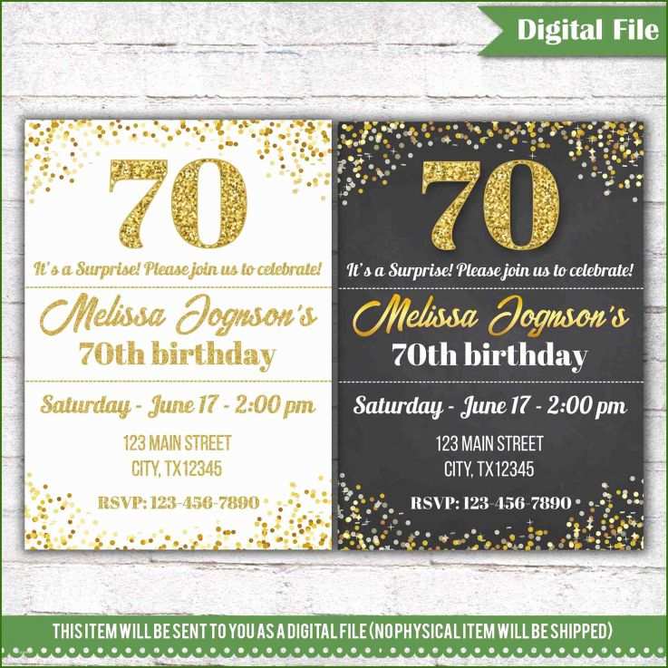 Einladung 70 Geburtstag 2