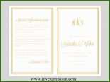 022 Mastercard Gold Kündigen Vorlage Diy Hochzeit Programm Vorlage Bifold Gold Monogram Mit