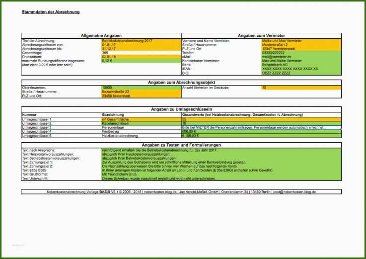 Nebenkostenabrechnung Muster Kostenlos Vermieter Innerhalb Creative Nebenkostenabrechnung Muster Und Vorlagen Jetzt Kostenlos Sichern