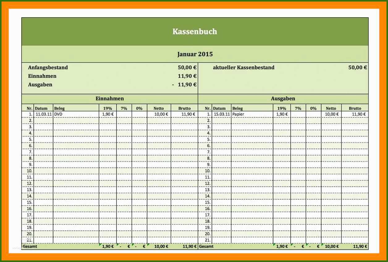 023 Ein Ausgaben Rechnung Excel Vorlage 9 Einnahmen Ausgaben Rechnung