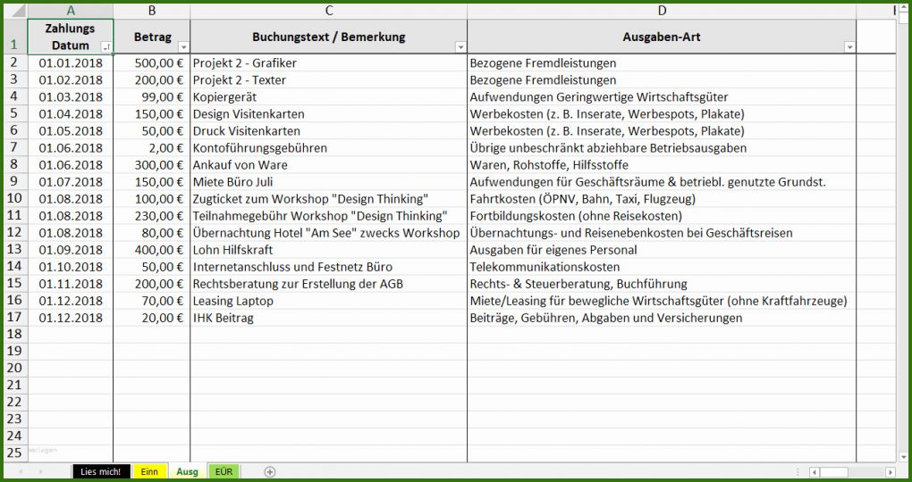 023 Einnahmenüberschussrechnung Vorlage Kleinunternehmer EÜr Light Kostenlose Vorlage Für Kleinunternehmer