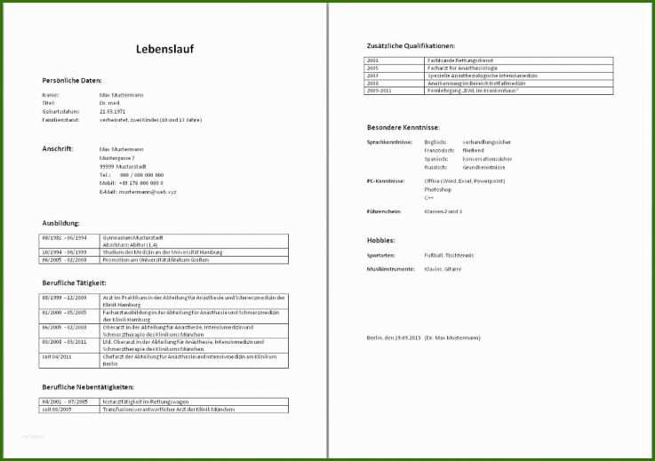 023 Lebenslauf Muster Ausbildung Lebenslauf Muster Ausbildung Kann Sein