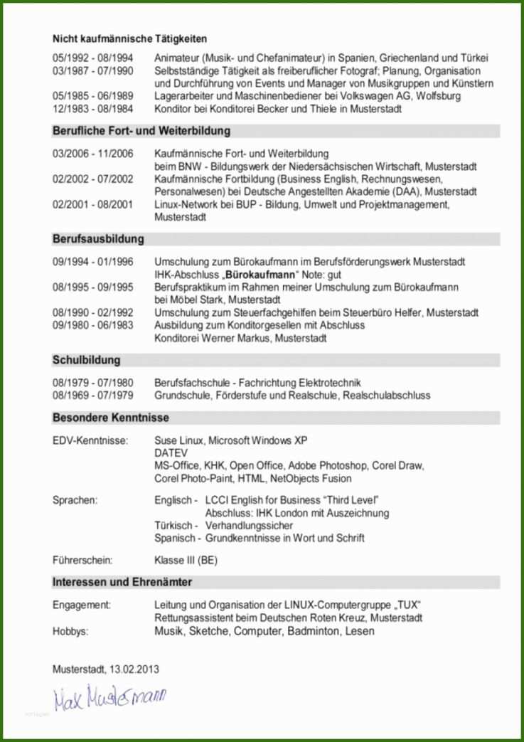 023 Tabellarischer Lebenslauf Schüler Vorlage Zum Ausfüllen