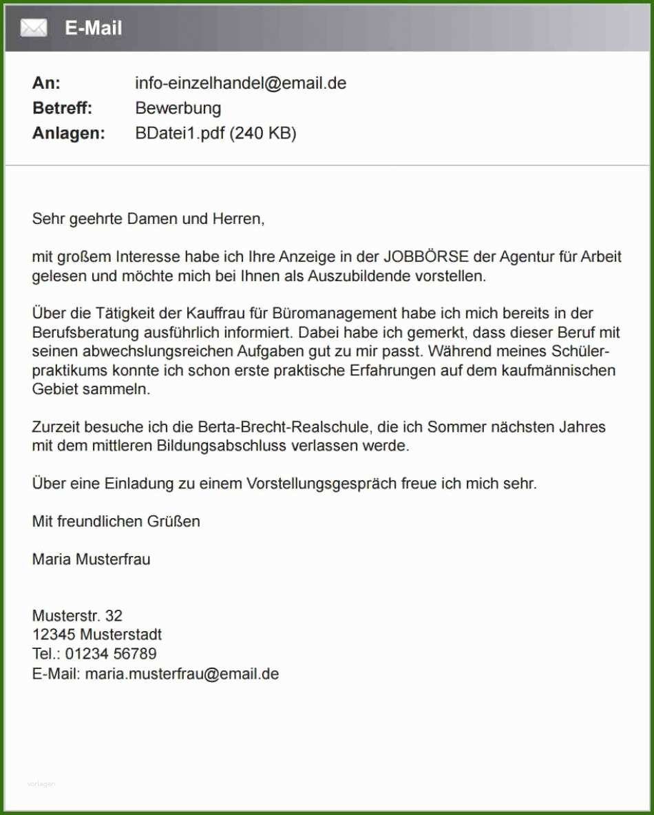 024 Bewerbungstext Vorlage 15 Bewerbung Email Text Beispiel The 20