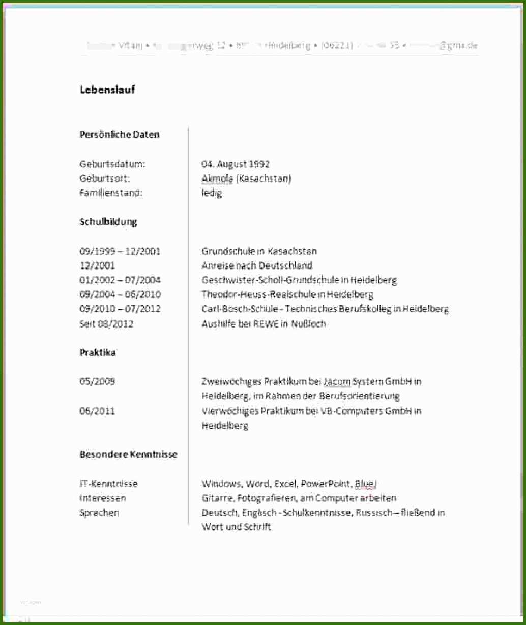 024 Studium Lebenslauf 15 Bewerbung Duales Studium Lebenslauf - Vorlage