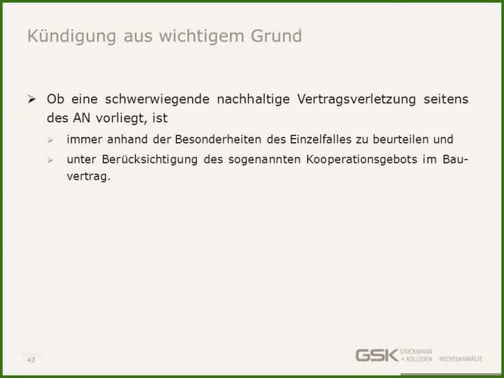 028 Kündigung Aus Wichtigem Grund Vorlage Gsk Der Unterschied Gsk ...