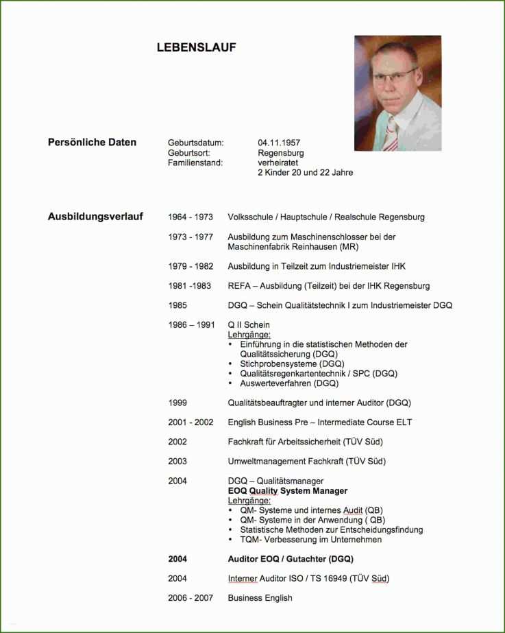 028 Tabellarischer Lebenslauf Vorlage Kostenlos 10 Tabellarischer