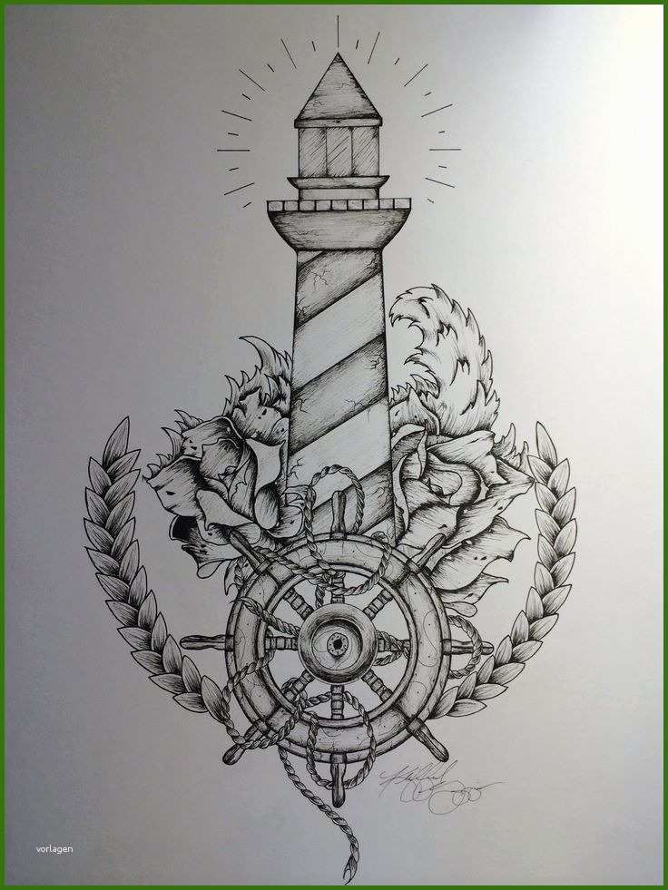 leuchtturm lighthouse nautical faro forearm anker tatuaje phare kompass jj timon tattoodesigns zeichnen nordsee tradicionales ships naais tatto maritim farol