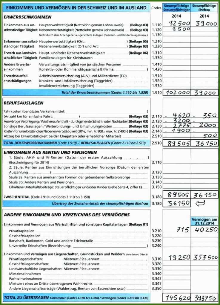 Tolle Steuererklärung Ausfüllen Leicht Gemacht Vorlage Ideen Für 2022 