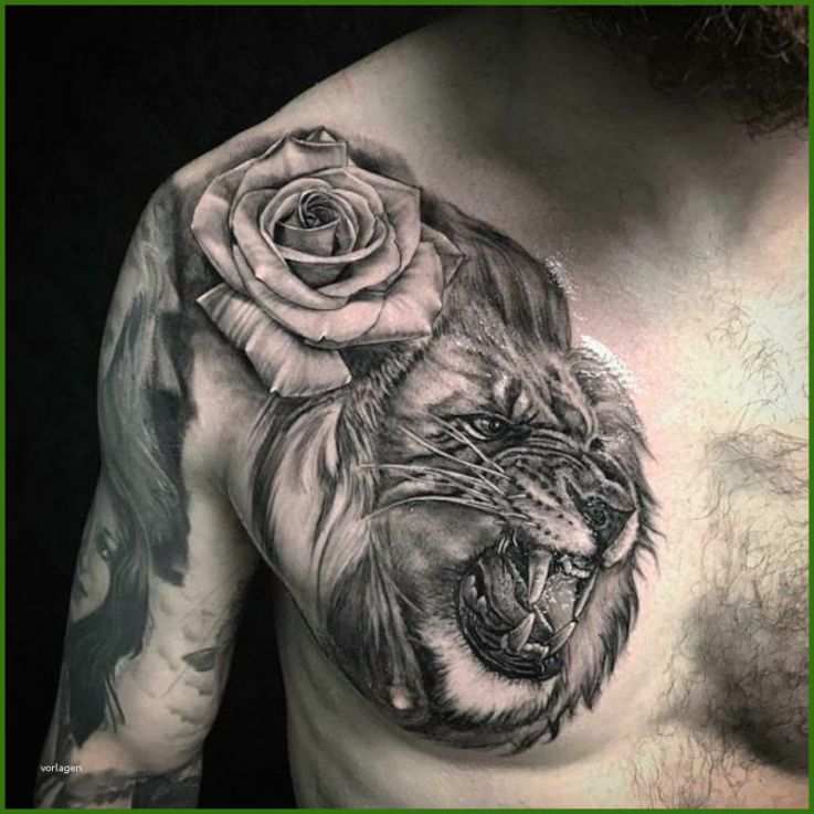 Größte Tattoo Löwe Symbolik Und attraktive Designs Für Beide Vorlage
