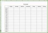 Hervorragend Wochenplan Vorlage Excel 991x679
