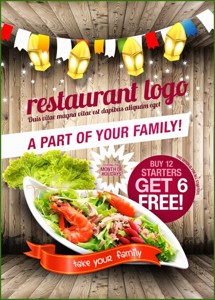 Vorlage Flyer Restaurant Print Web Free Psd Templates Ment