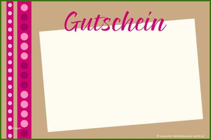 Gutschein Vorlage Word Gutschein3