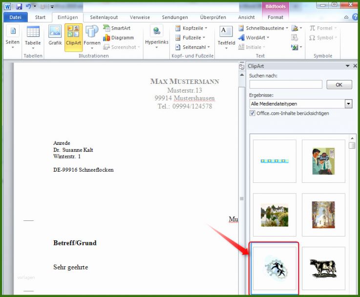 Briefkopf Vorlage Word Briefkopf Mit Microsoft Word Erstellen 2
