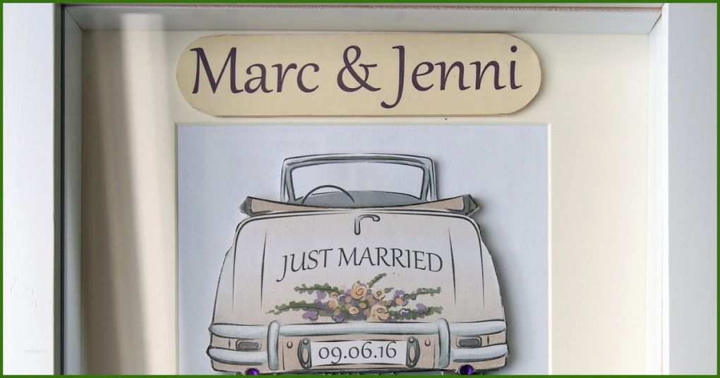 Beste Just Married Auto Vorlage 1200x630