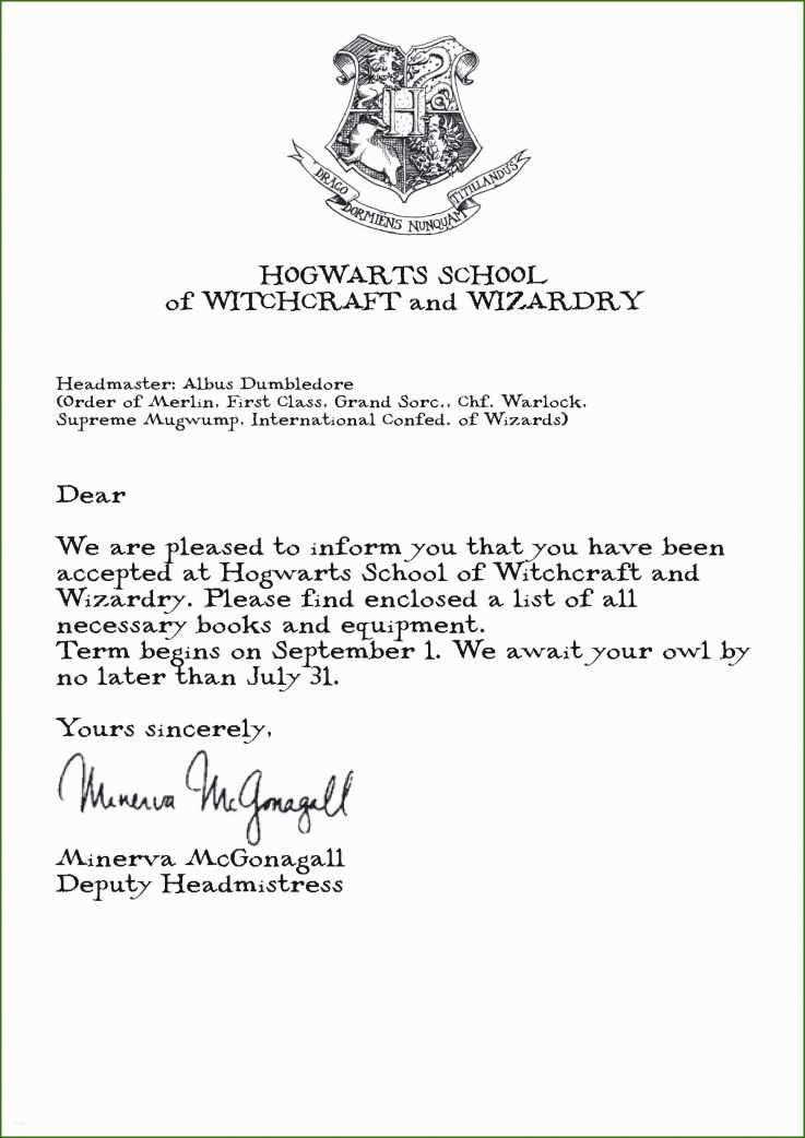 Hogwarts Brief Vorlage 15 Hogwarts Vorlage