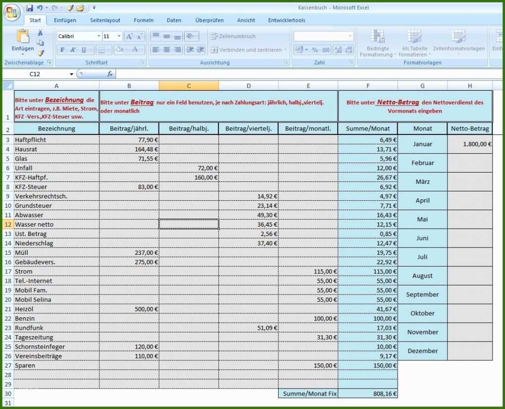 Hervorragend Liquiditätsplanung Excel Vorlage 1075x870