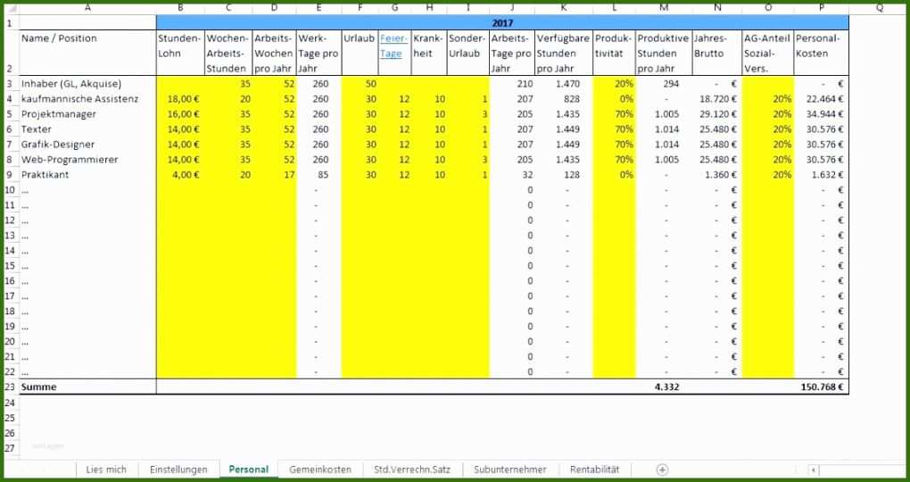 Ideal Preiskalkulation Excel Vorlage Kostenlos 1141x604