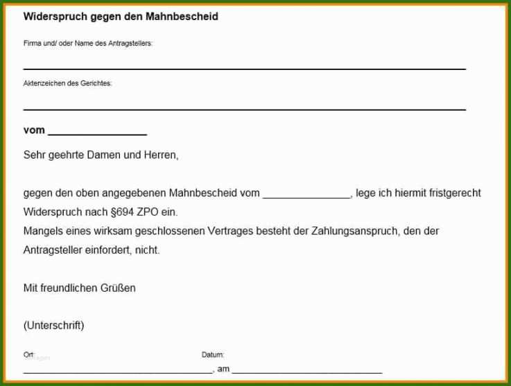 14 Außergewöhnlich Widerspruch Einlegen Vorlage Für Deinen Erfolg