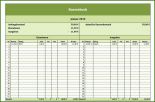Bestbewertet Kassenbuch Vorlage Excel 1200x792