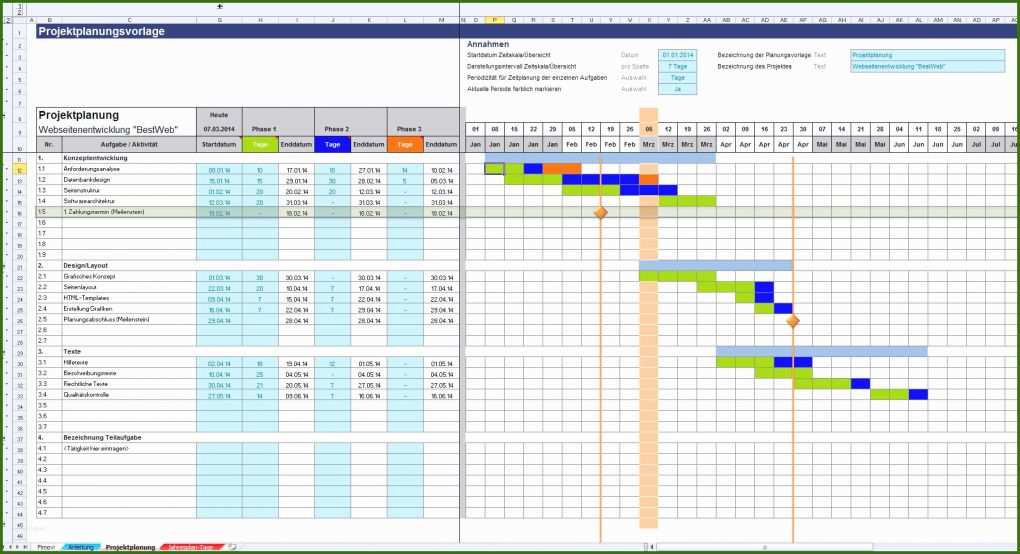 Auffällig Projektstrukturplan Vorlage Excel Kostenlos 1801x979
