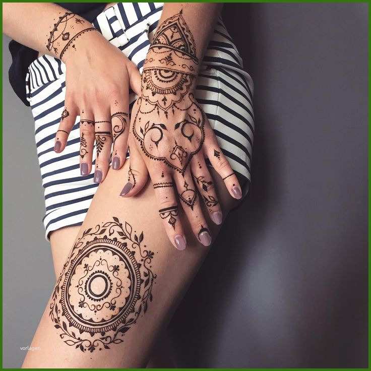 Schockieren Henna Tattoo Vorlagen 19 Fantasievolle Ideen Deko Vorlage